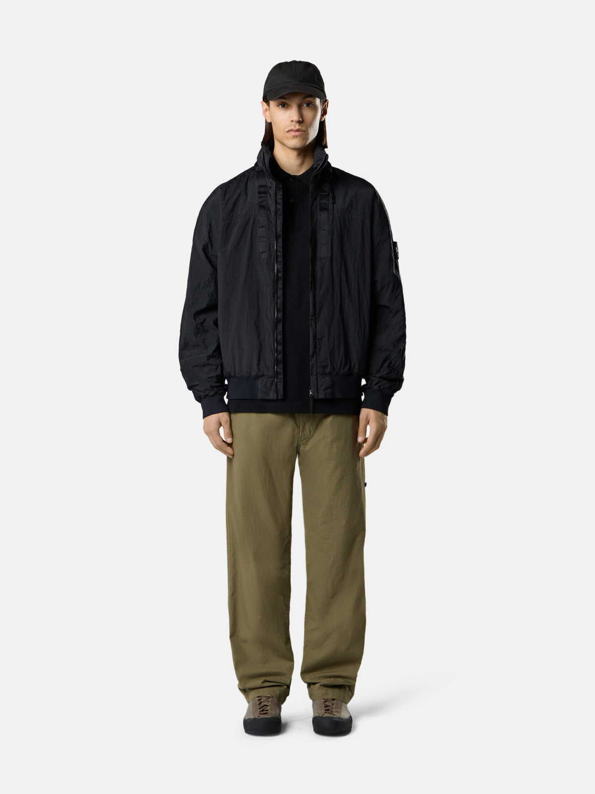 Stone Island Slim-Fit Short-Sleeve Polo with Compass Patch 2200008