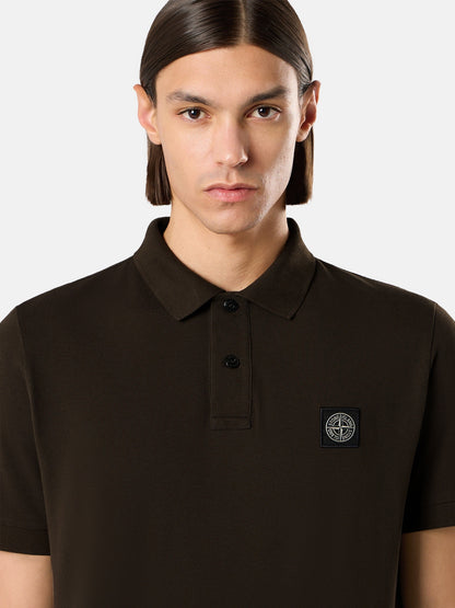 Stone Island Slim-Fit Short-Sleeve Polo with Compass Patch 2200008