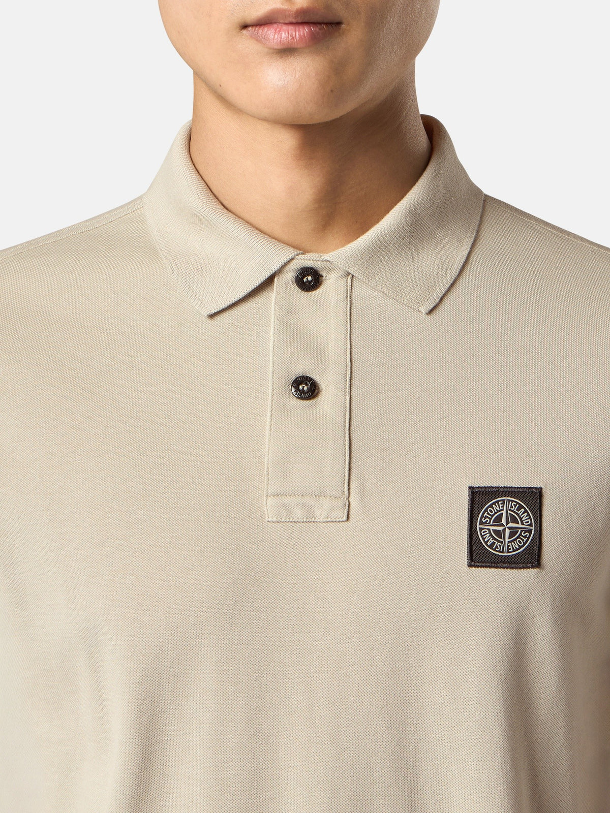 Stone Island Slim-Fit Short-Sleeve Polo with Compass Patch 2200008