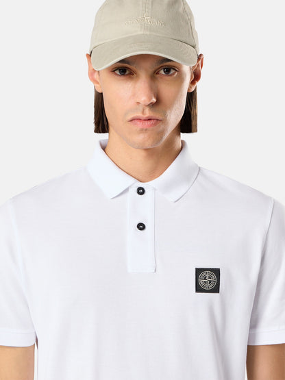 Stone Island Slim-Fit Short-Sleeve Polo with Compass Patch 2200008