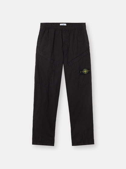 Stone Island Loose-Fit Cargo Trousers with Elastic Drawstring Waist 3100006