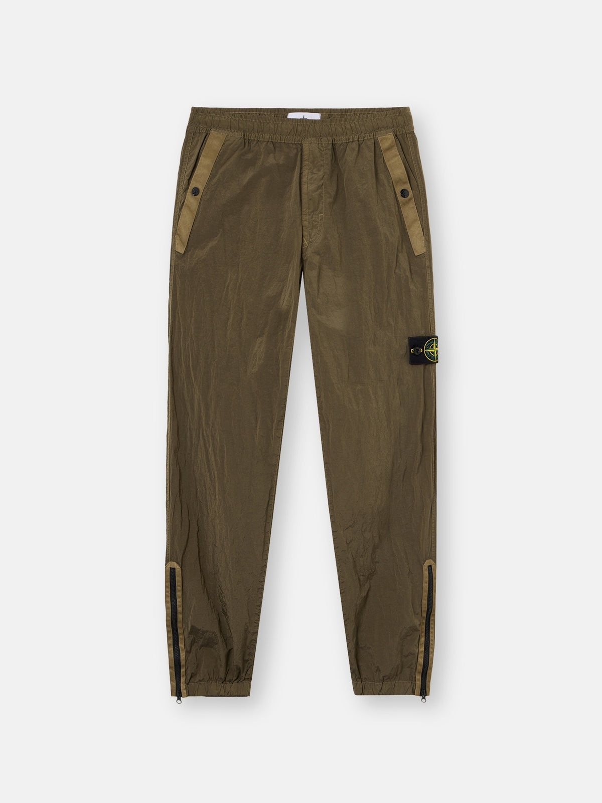 Stone Island Regular-Fit Joggers with Zipped Cuffs and Elastic Waist 3100011