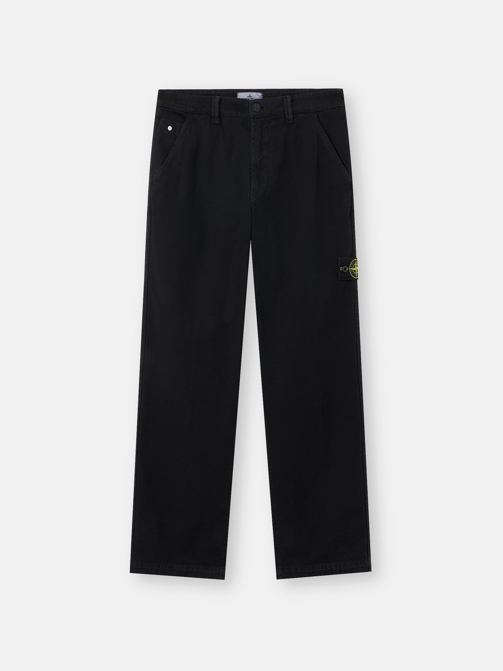 Stone Island Loose-Fit Chino Trousers with Snap Pockets 3100014