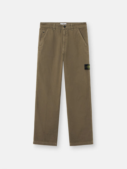 Stone Island Loose-Fit Chino Trousers with Snap Pockets 3100014