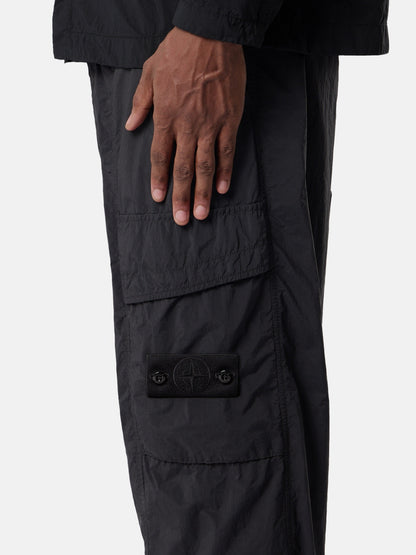 Stone Island Loose-Fit Cargo Trousers with Snap Pockets 3100026