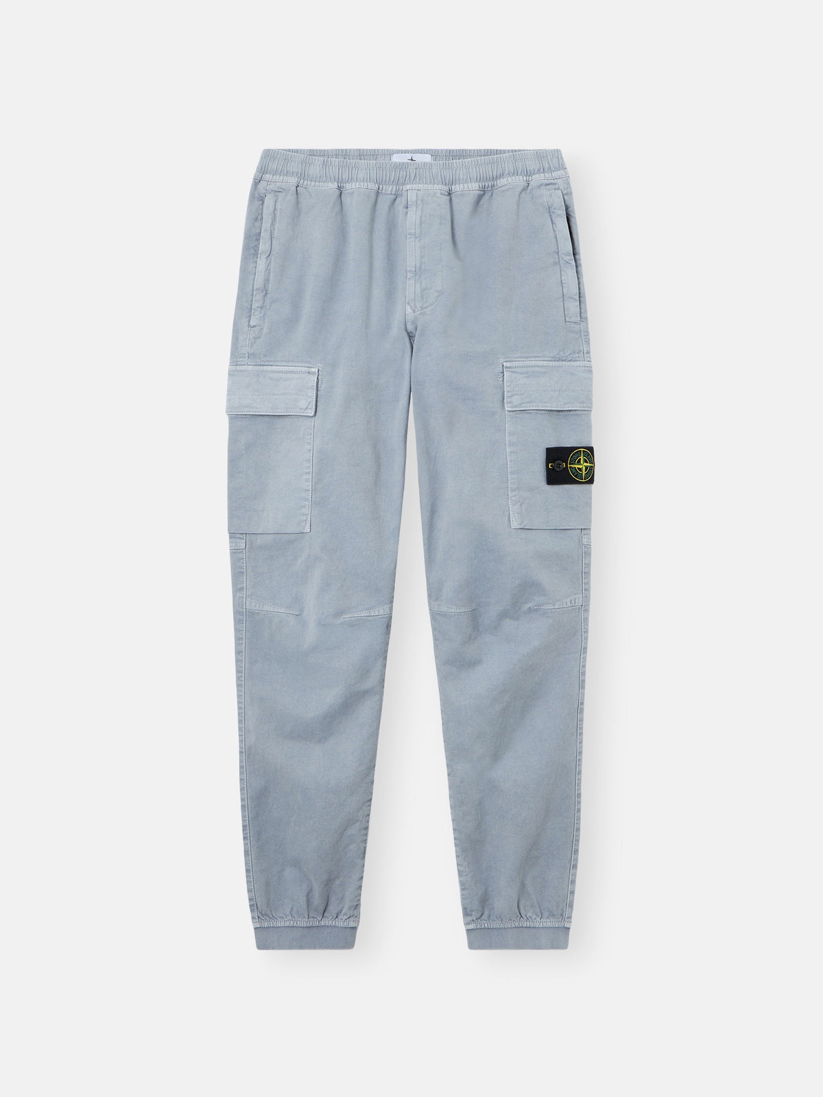 Stone Island Regular-Tapered-Fit Cargo Trousers with Elasticated Waistband 3100033