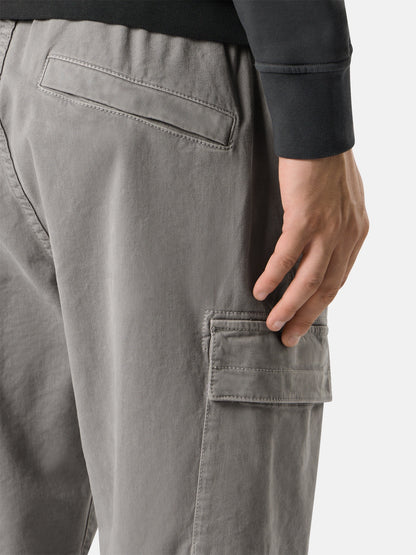 Stone Island Regular-Tapered-Fit Cargo Trousers with Elasticated Waistband 3100033