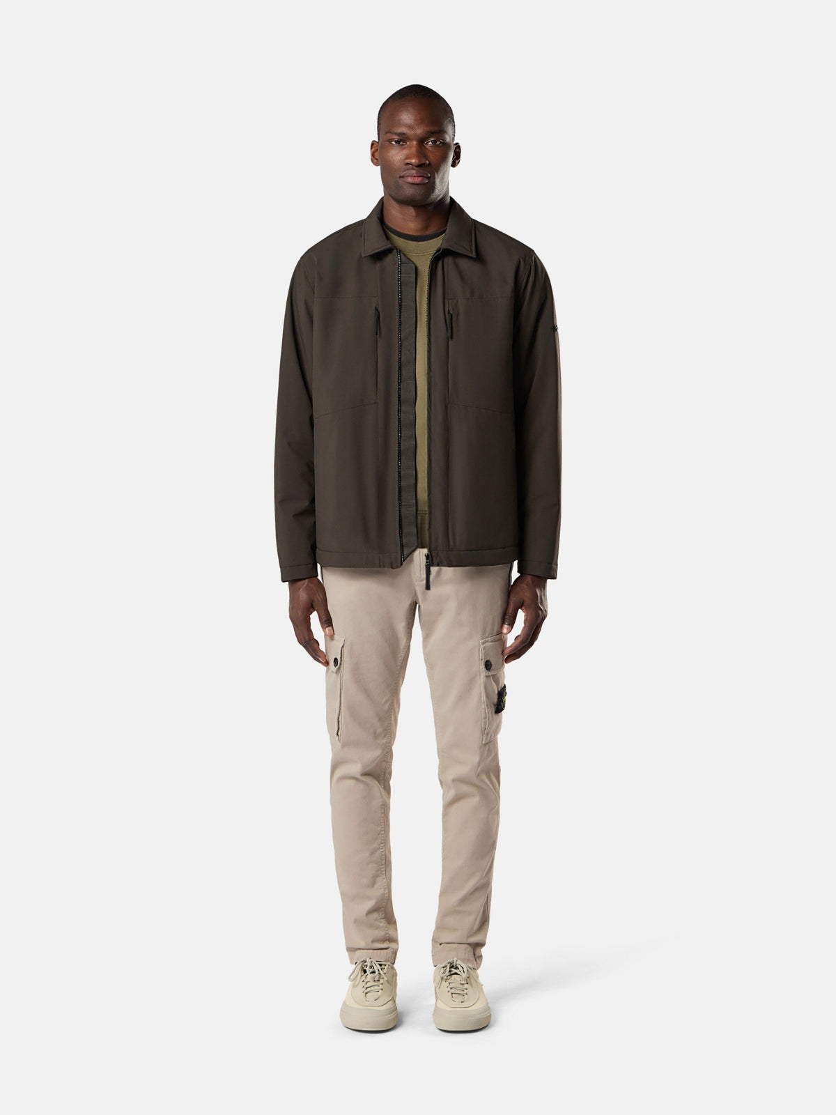 Stone Island Slim-Fit Cargo Trousers with Zip Pockets 3100034