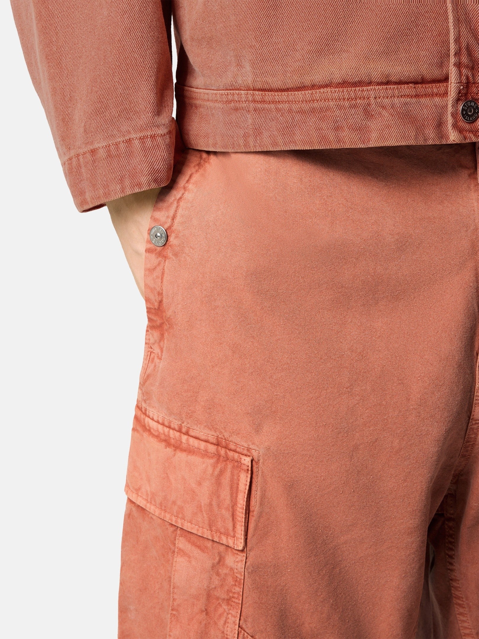 Stone Island Loose-Fit Cargo Trousers with Drawstring Cuffs 3100038