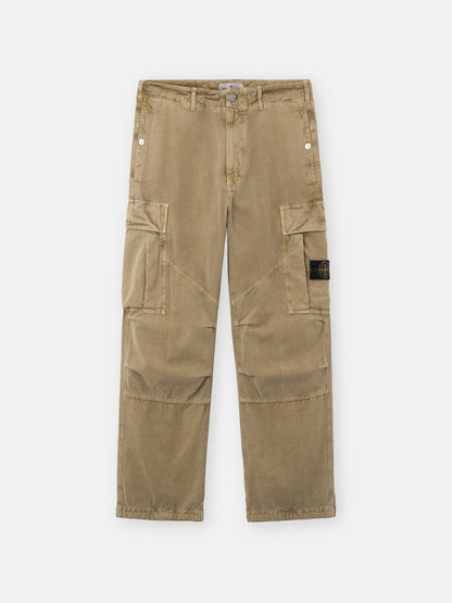 Stone Island Loose-Fit Cargo Trousers with Drawstring Cuffs 3100038