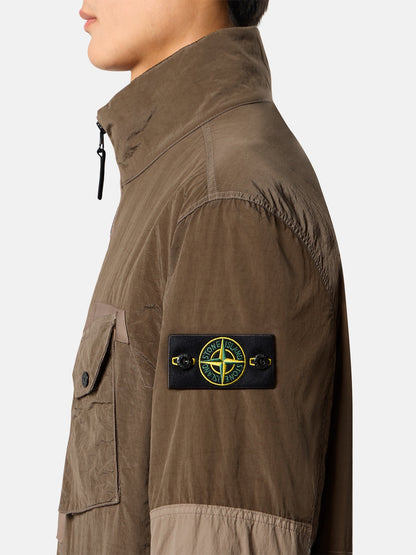 Stone Island Padded Field Jacket with Anti-Drop Finish 4100008