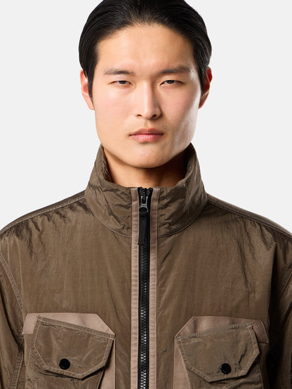 Stone Island Padded Field Jacket with Anti-Drop Finish 4100008
