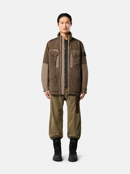 Stone Island Padded Field Jacket with Anti-Drop Finish 4100008