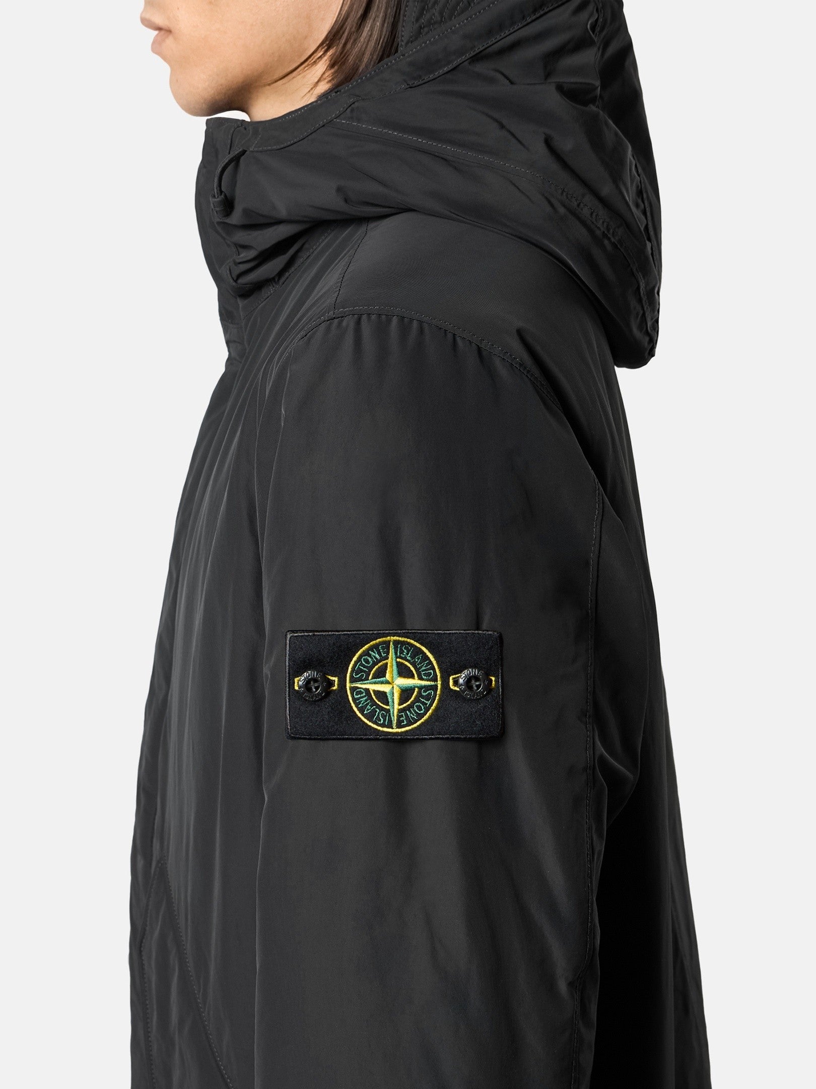 Stone Island Padded Hooded Jacket with Anti-Drop 4100010