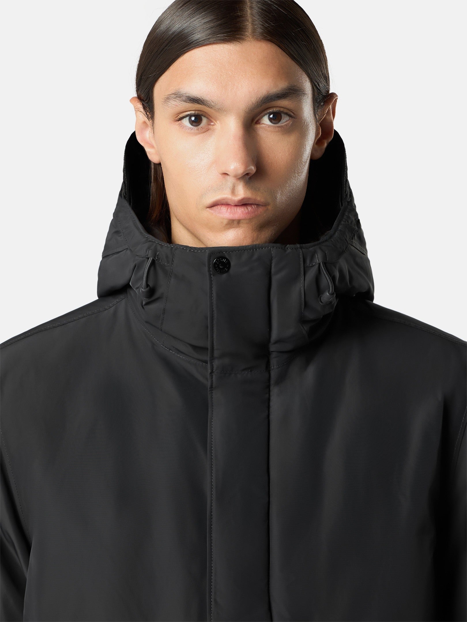 Stone Island Padded Hooded Jacket with Anti-Drop 4100010