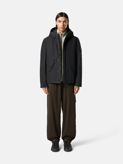 Stone Island Padded Hooded Jacket with Anti-Drop 4100010