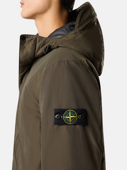 Stone Island Padded Hooded Jacket with Anti-Drop 4100010