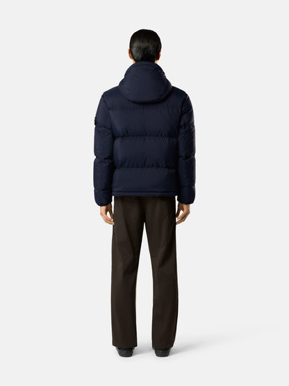 Stone Island Tear-Resistant Down Jacket with Detachable Hood 4100013
