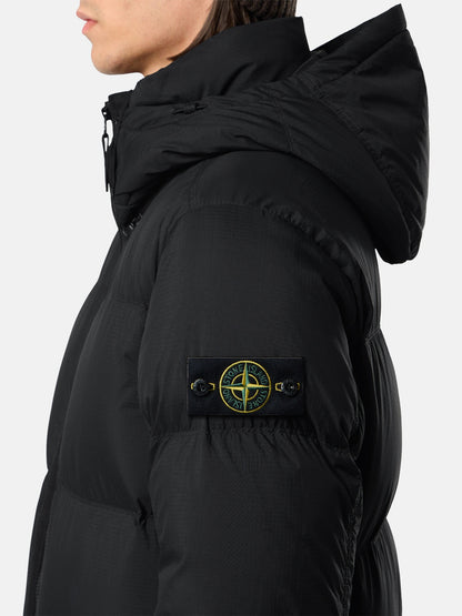 Stone Island Tear-Resistant Down Jacket with Detachable Hood 4100013