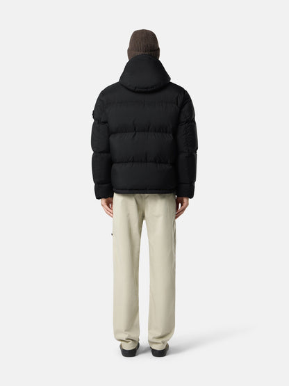 Stone Island Tear-Resistant Down Jacket with Detachable Hood 4100013