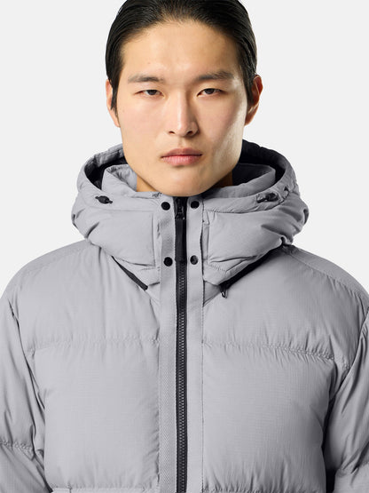 Stone Island Tear-Resistant Down Jacket with Detachable Hood 4100013
