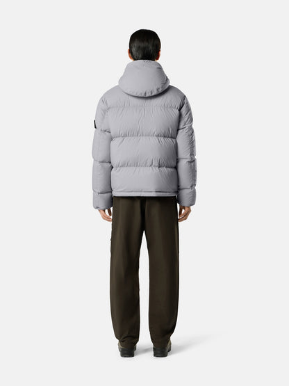 Stone Island Tear-Resistant Down Jacket with Detachable Hood 4100013