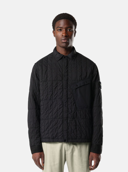 Stone Island Quilted Padded Coach Jacket with Anti-Drop 4100014