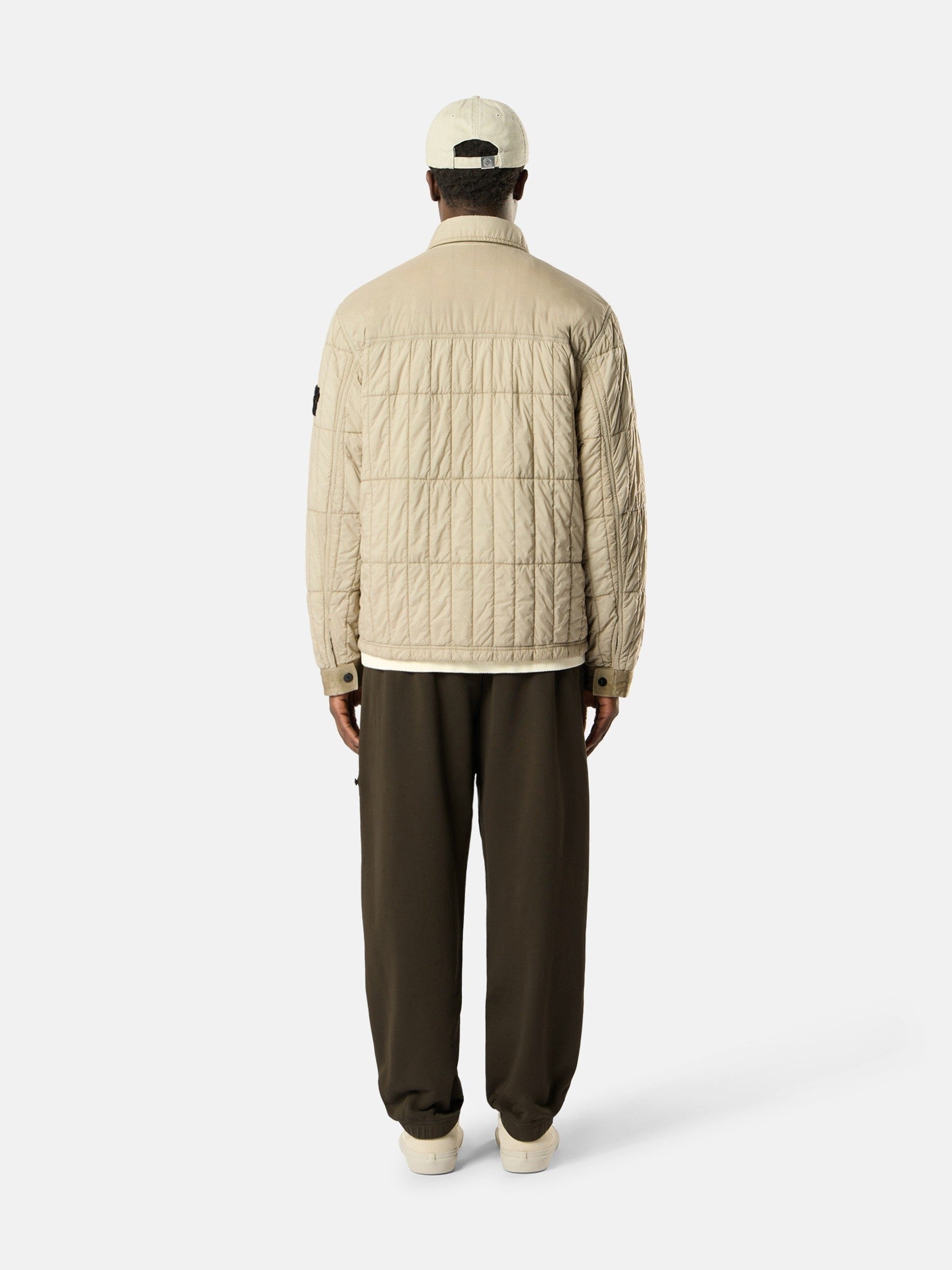 Stone Island Quilted Padded Coach Jacket with Anti-Drop 4100014