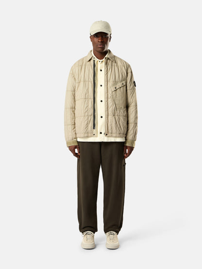 Stone Island Quilted Padded Coach Jacket with Anti-Drop 4100014