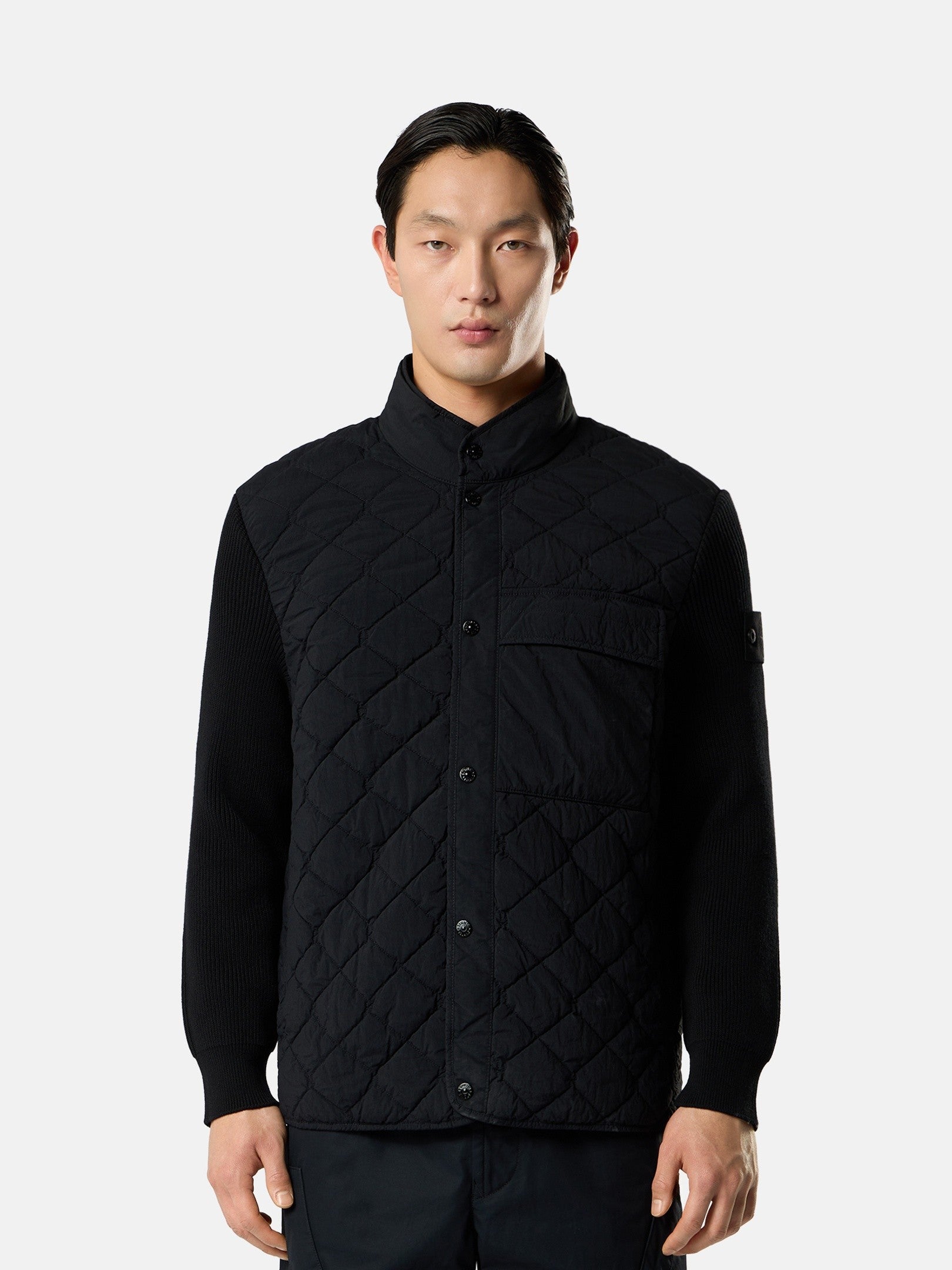 Stone Island Padded Jacket with Anti-Drop Finish 4100016