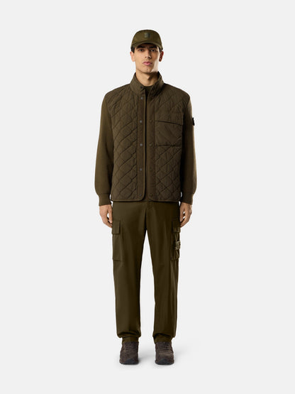 Stone Island Padded Jacket with Anti-Drop Finish 4100016