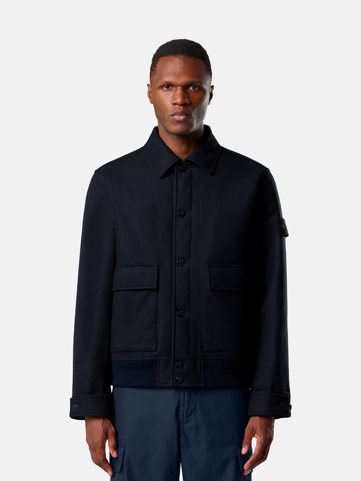 Stone Island Padded Coach Jacket With Anti-Drop 4100017