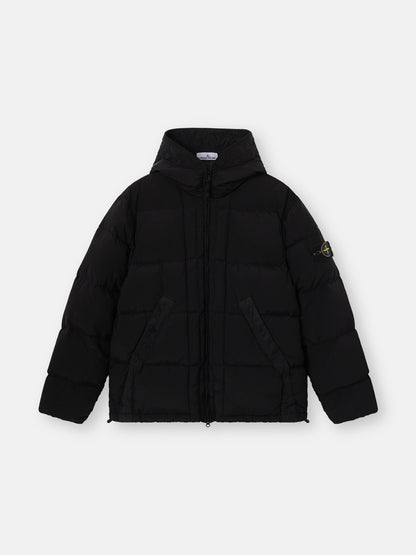 Stone Island Hooded Down Jacket with Drawcord Hem 4100019