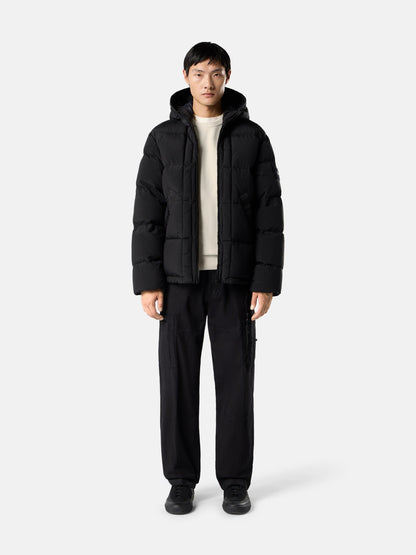 Stone Island Hooded Down Jacket with Drawcord Hem 4100019