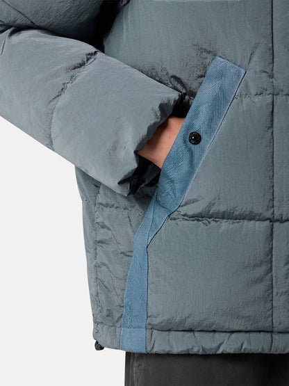 Stone Island Hooded Down Jacket with Drawcord Hem 4100019