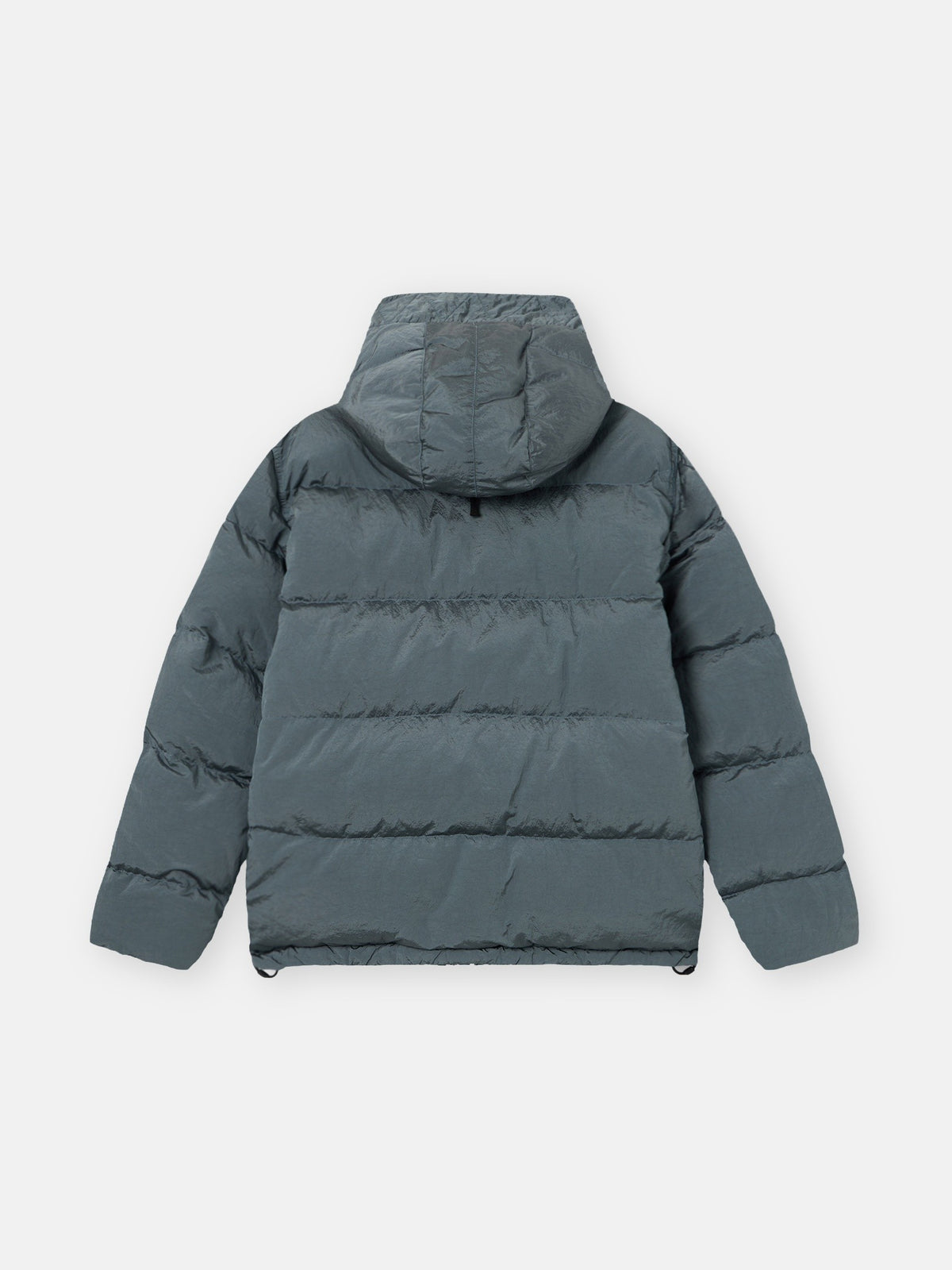 Stone Island Hooded Down Jacket with Drawcord Hem 4100019
