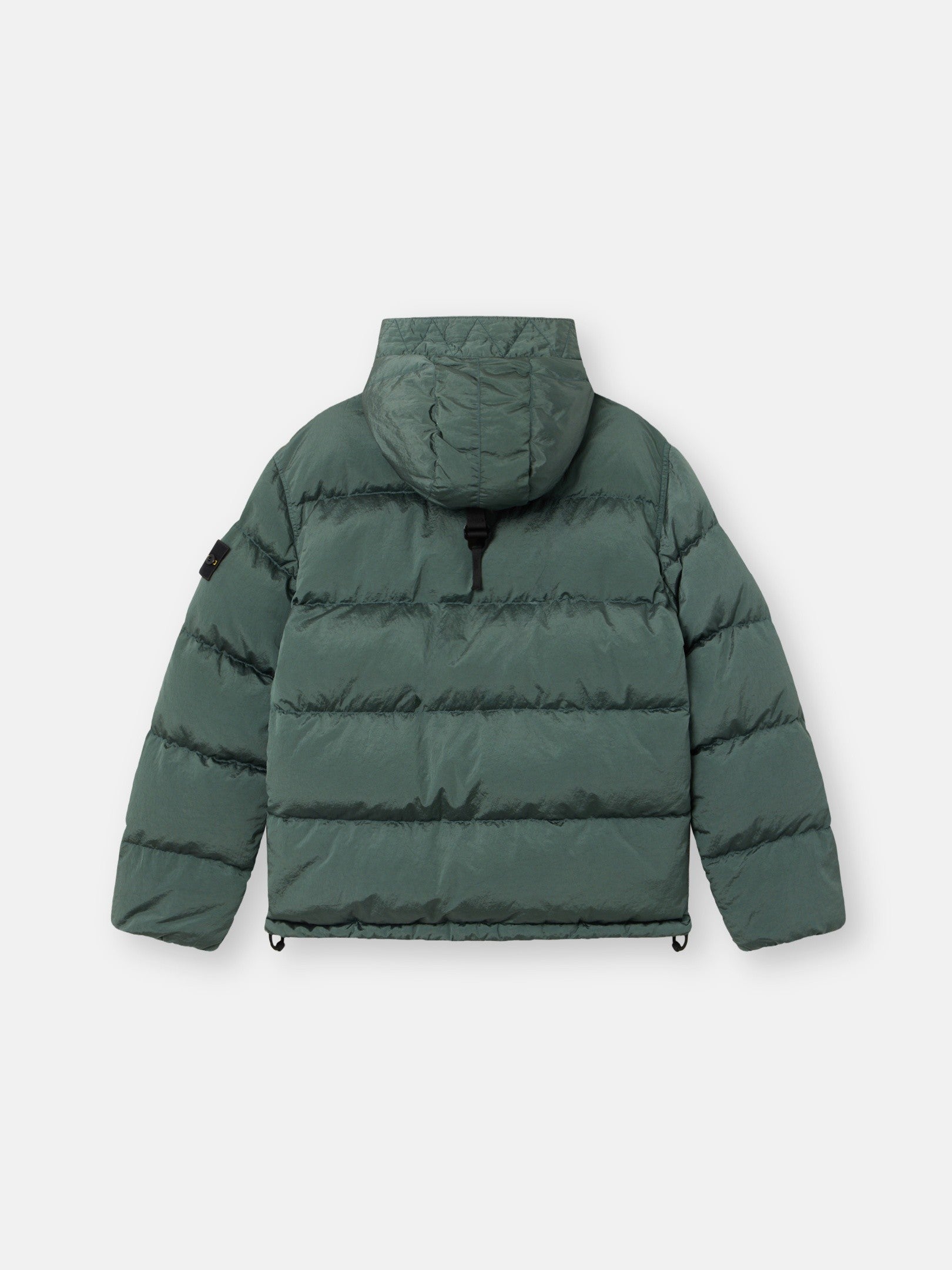 Stone Island Hooded Down Jacket with Drawcord Hem 4100019