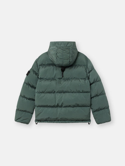 Stone Island Hooded Down Jacket with Drawcord Hem 4100019