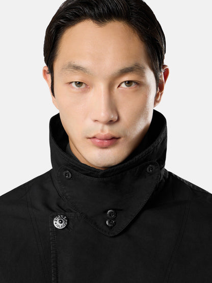 Stone Island Padded Peacoat With Anti-Drop 4100027