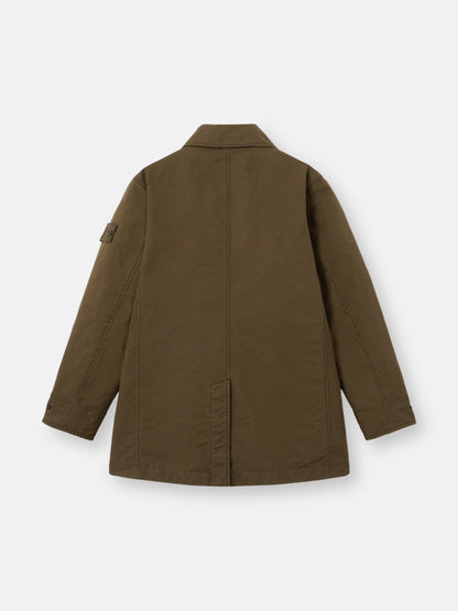 Stone Island Padded Peacoat With Anti-Drop 4100027