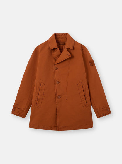 Stone Island Padded Peacoat With Anti-Drop 4100027
