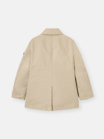 Stone Island Padded Peacoat With Anti-Drop 4100027