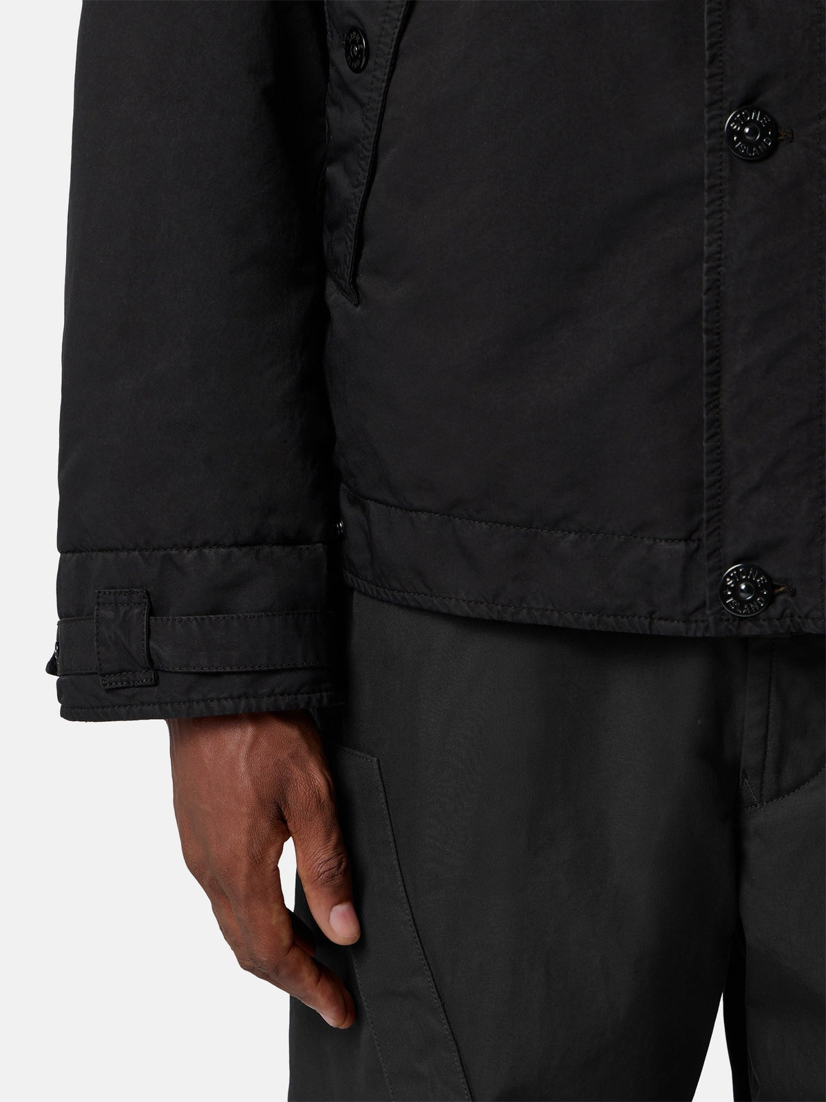 Stone Island Padded Coach Jacket With Detachable Collar And Anti-Drop 4100028