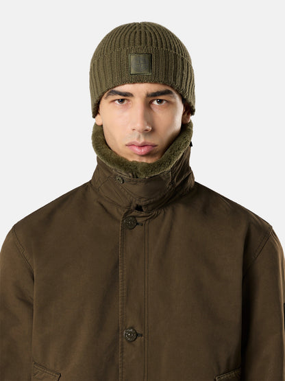 Stone Island Padded Coach Jacket With Detachable Collar And Anti-Drop 4100028