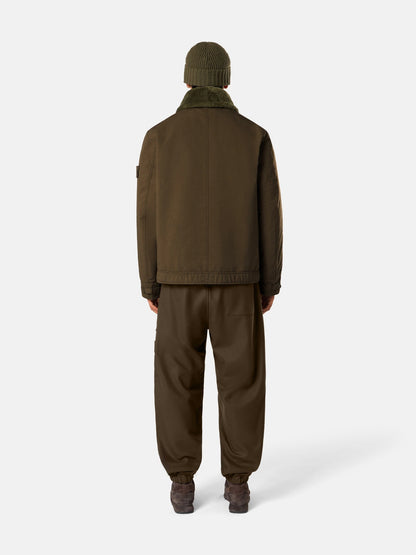 Stone Island Padded Coach Jacket With Detachable Collar And Anti-Drop 4100028