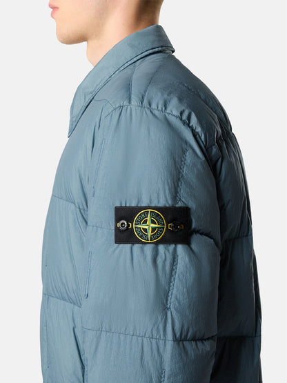 Stone Island Stand Collar Down Jacket with Wind Resistance and Anti-Drop 4100033