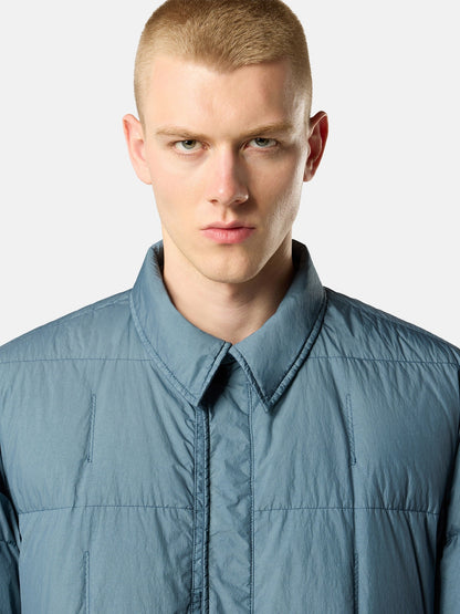 Stone Island Stand Collar Down Jacket with Wind Resistance and Anti-Drop 4100033