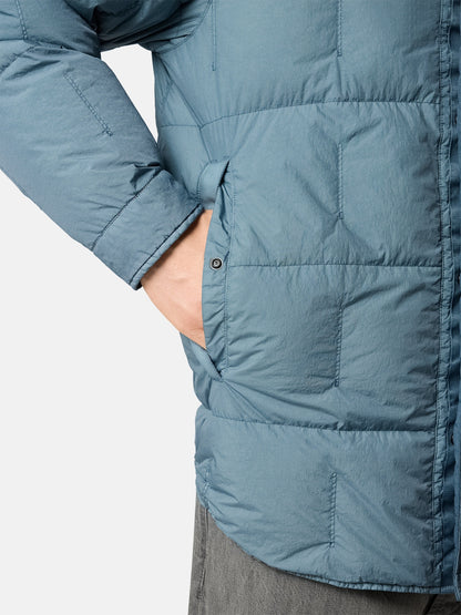 Stone Island Stand Collar Down Jacket with Wind Resistance and Anti-Drop 4100033