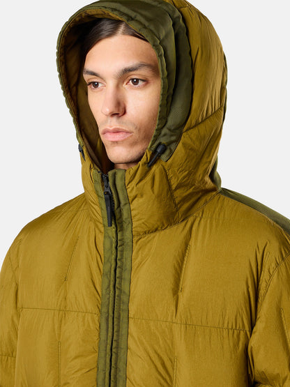 Stone Island Hooded Down Jacket with Wind Resistance and Anti-Drop 4100034