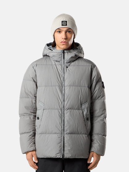 Stone Island Wind-Resistant Down Jacket with Anti-Drop 4100037